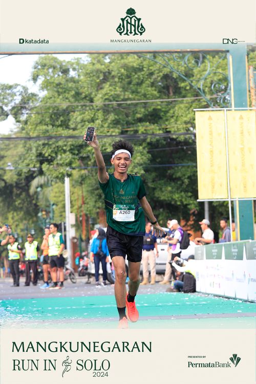 Race photo from Mangkunegaran Run 2024