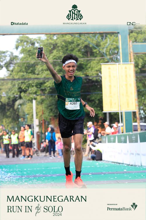Race photo from Mangkunegaran Run 2024