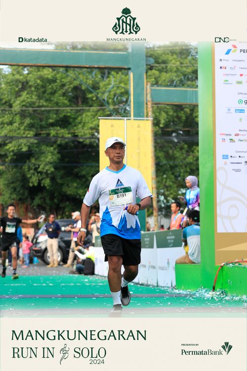 Race photo from Mangkunegaran Run 2024