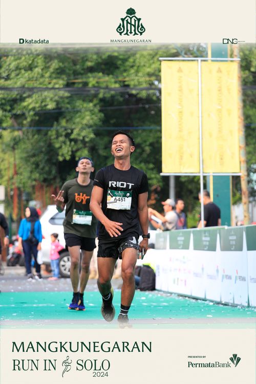 Race photo from Mangkunegaran Run 2024