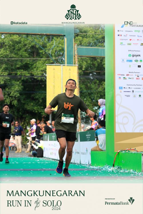 Race photo from Mangkunegaran Run 2024