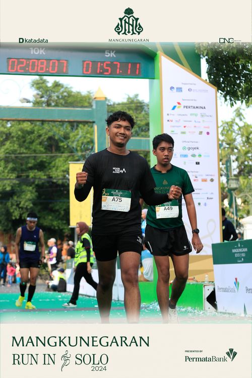 Race photo from Mangkunegaran Run 2024