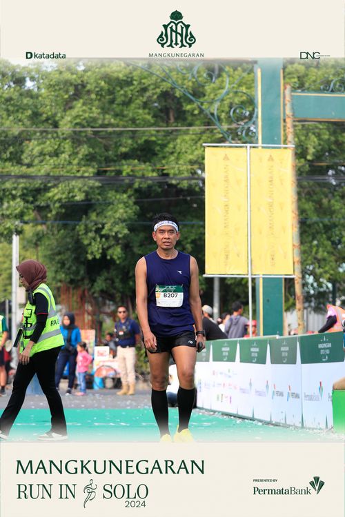 Race photo from Mangkunegaran Run 2024