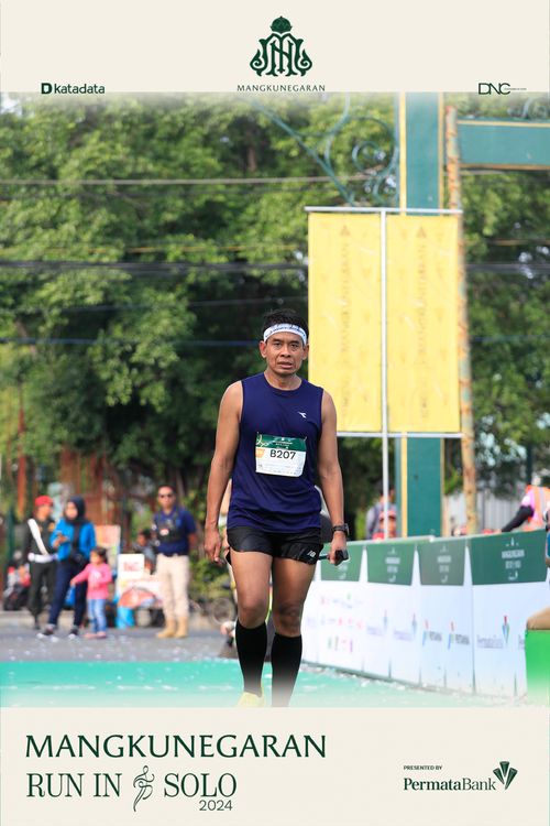 Race photo from Mangkunegaran Run 2024