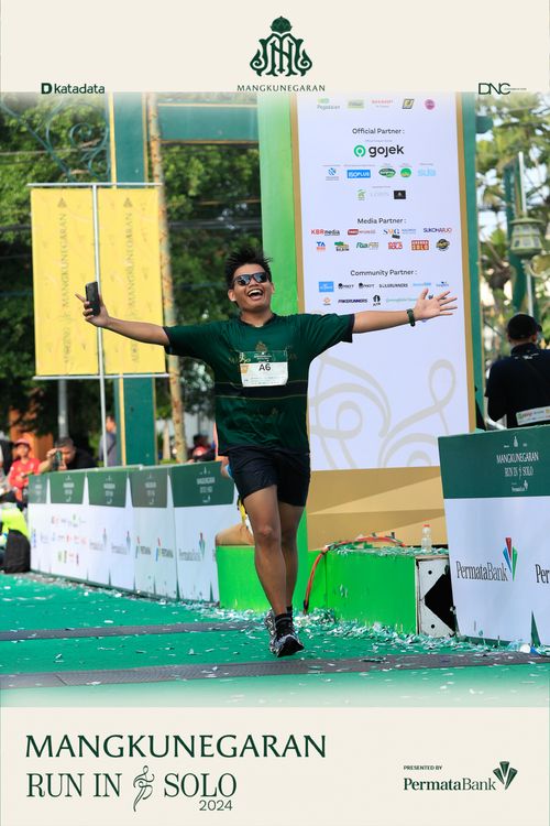 Race photo from Mangkunegaran Run 2024