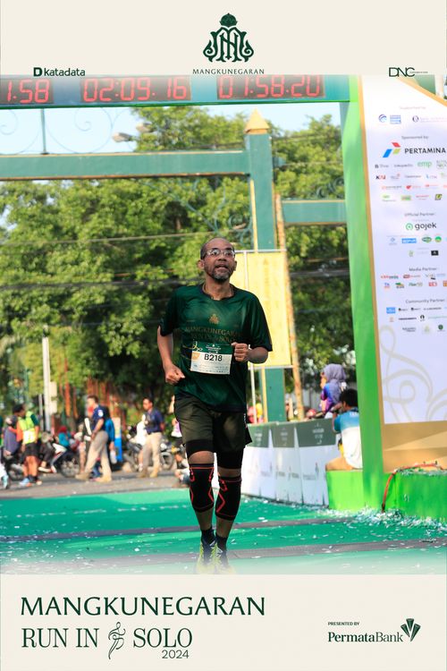 Race photo from Mangkunegaran Run 2024