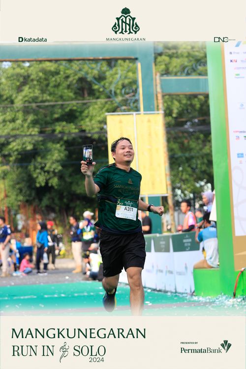 Race photo from Mangkunegaran Run 2024