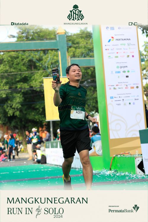 Race photo from Mangkunegaran Run 2024