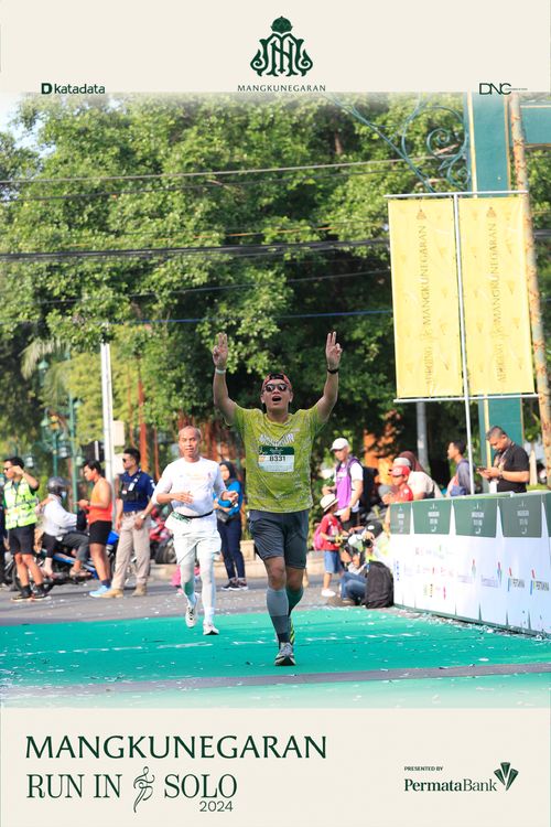 Race photo from Mangkunegaran Run 2024