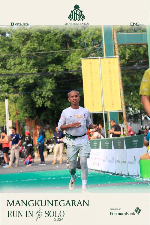 Race photo from Mangkunegaran Run 2024