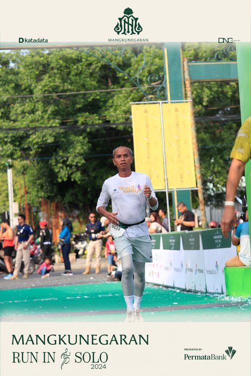 Race photo from Mangkunegaran Run 2024