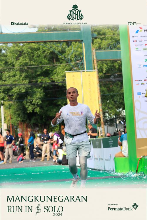 Race photo from Mangkunegaran Run 2024