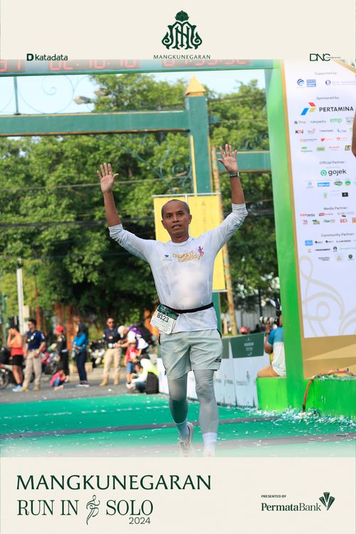 Race photo from Mangkunegaran Run 2024