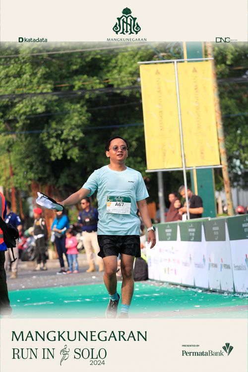 Race photo from Mangkunegaran Run 2024