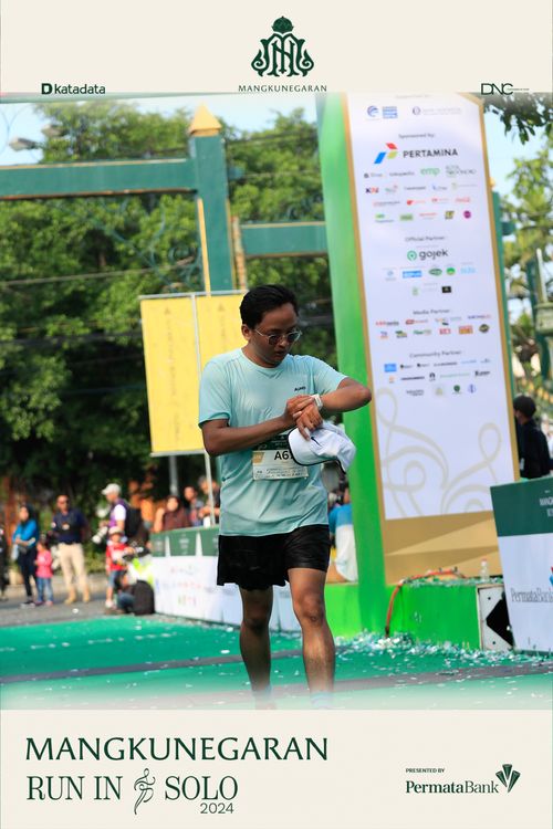 Race photo from Mangkunegaran Run 2024