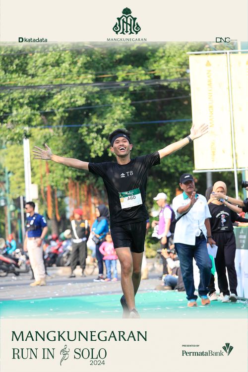 Race photo from Mangkunegaran Run 2024