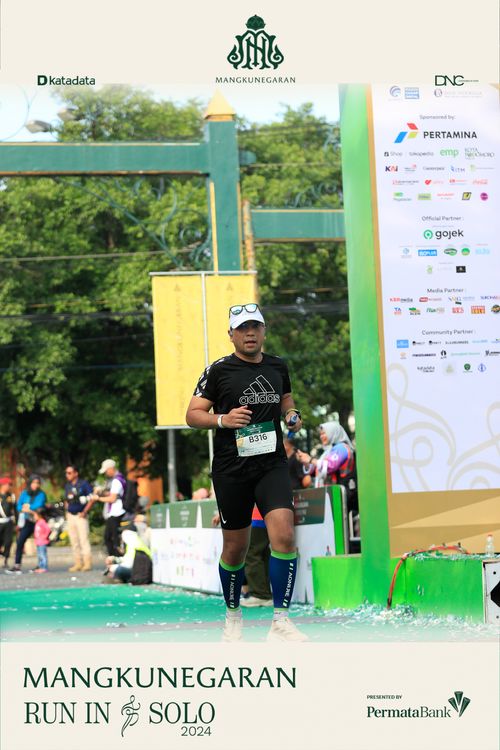 Race photo from Mangkunegaran Run 2024