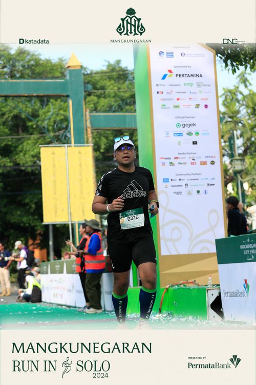 Race photo from Mangkunegaran Run 2024