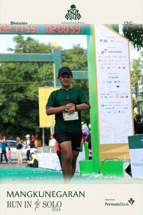 Race photo from Mangkunegaran Run 2024