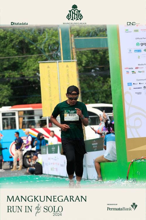 Race photo from Mangkunegaran Run 2024