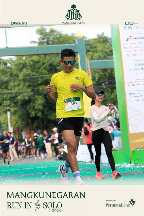 Race photo from Mangkunegaran Run 2024