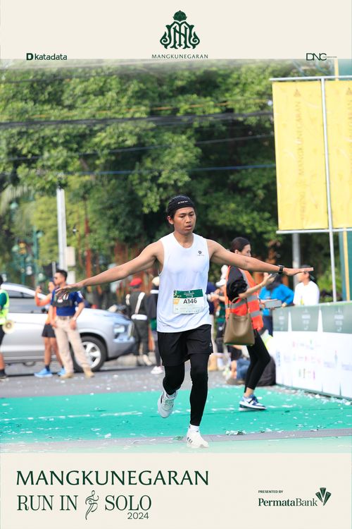 Race photo from Mangkunegaran Run 2024