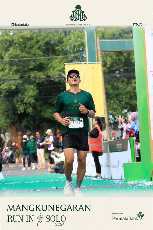 Race photo from Mangkunegaran Run 2024
