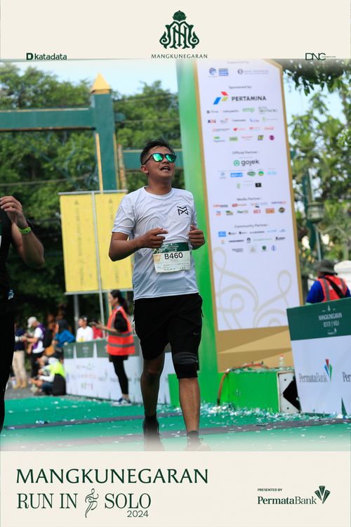 Race photo from Mangkunegaran Run 2024