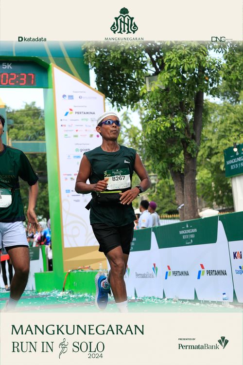 Race photo from Mangkunegaran Run 2024