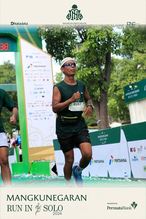 Race photo from Mangkunegaran Run 2024