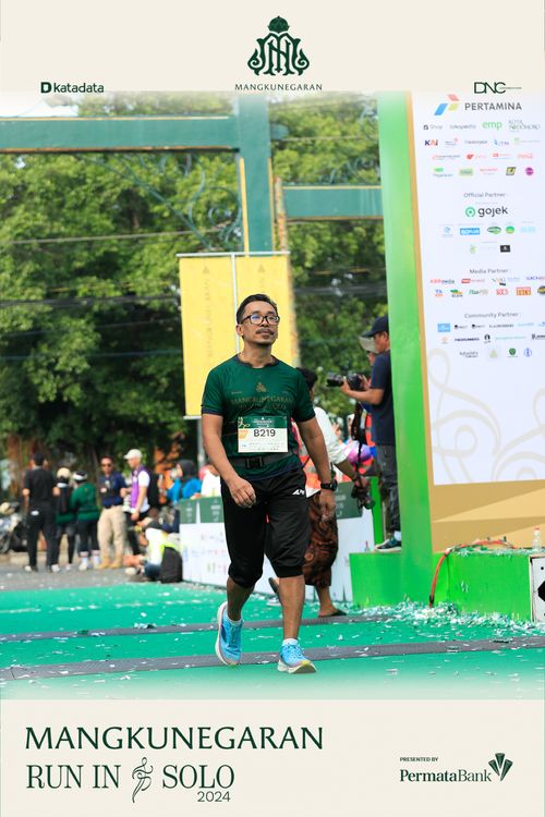 Race photo from Mangkunegaran Run 2024