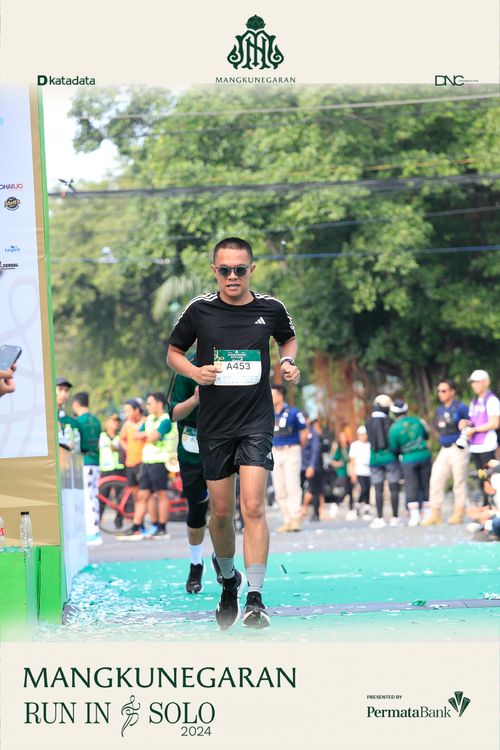 Race photo from Mangkunegaran Run 2024