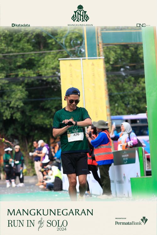 Race photo from Mangkunegaran Run 2024
