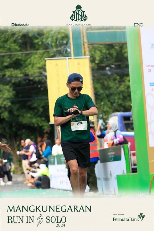 Race photo from Mangkunegaran Run 2024