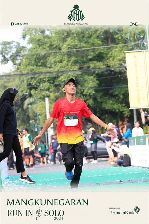 Race photo from Mangkunegaran Run 2024