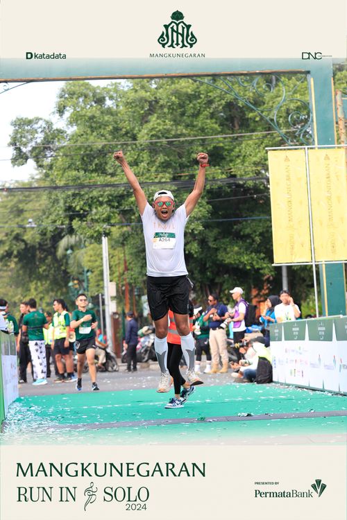 Race photo from Mangkunegaran Run 2024