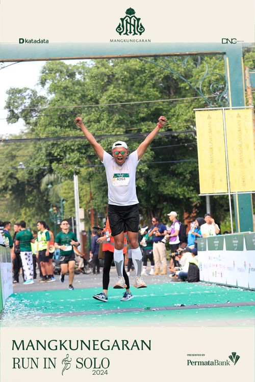 Race photo from Mangkunegaran Run 2024