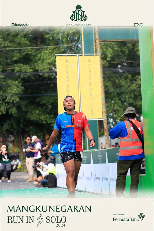 Race photo from Mangkunegaran Run 2024