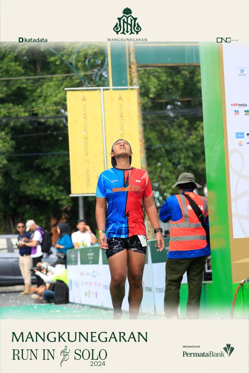 Race photo from Mangkunegaran Run 2024