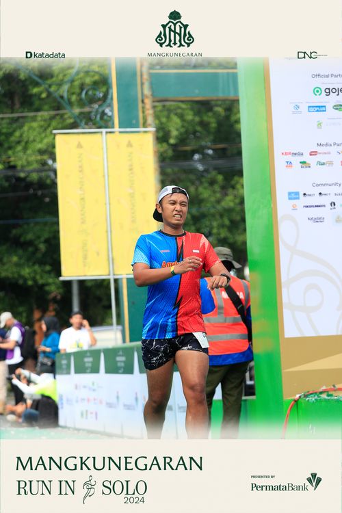 Race photo from Mangkunegaran Run 2024
