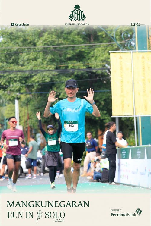 Race photo from Mangkunegaran Run 2024