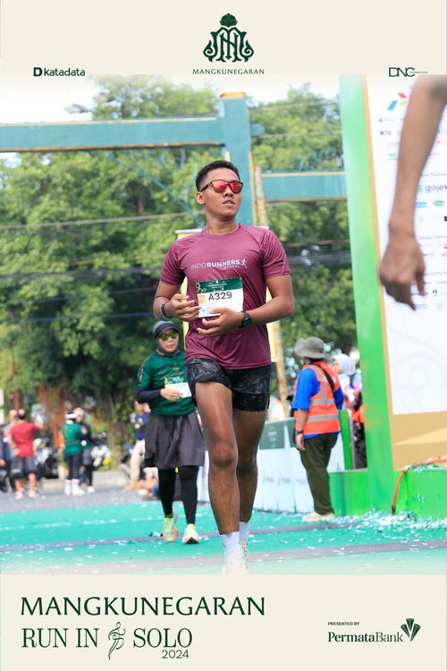 Race photo from Mangkunegaran Run 2024