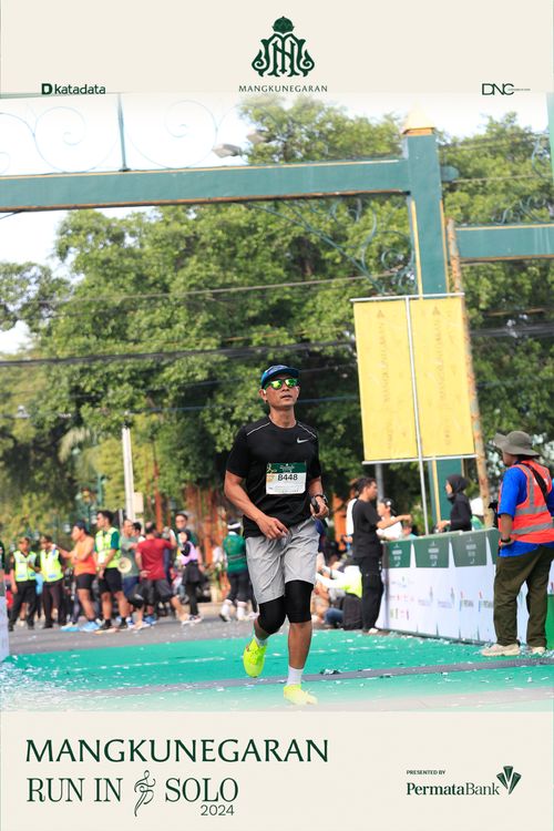 Race photo from Mangkunegaran Run 2024