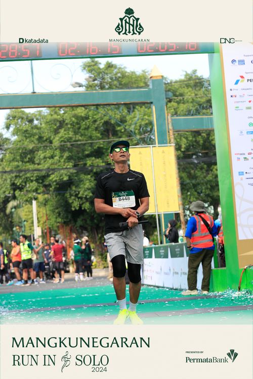 Race photo from Mangkunegaran Run 2024