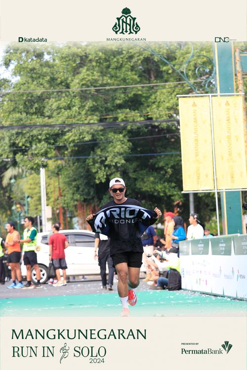 Race photo from Mangkunegaran Run 2024