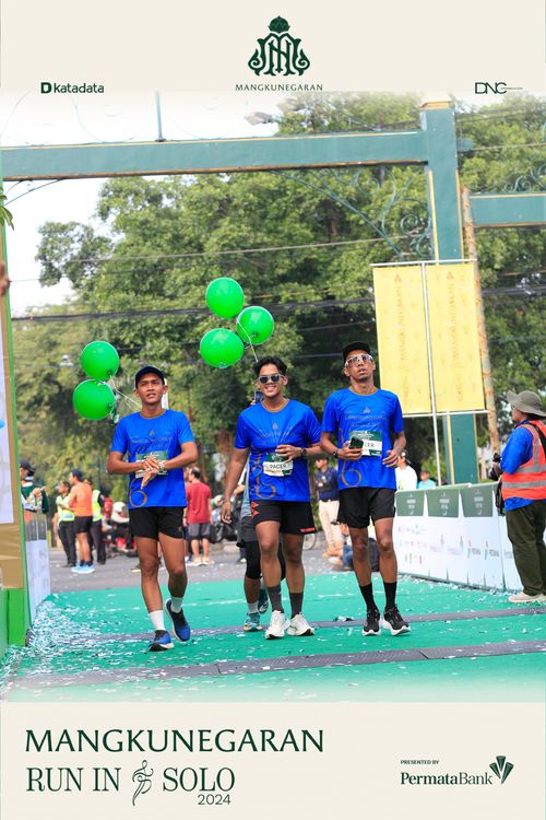 Race photo from Mangkunegaran Run 2024