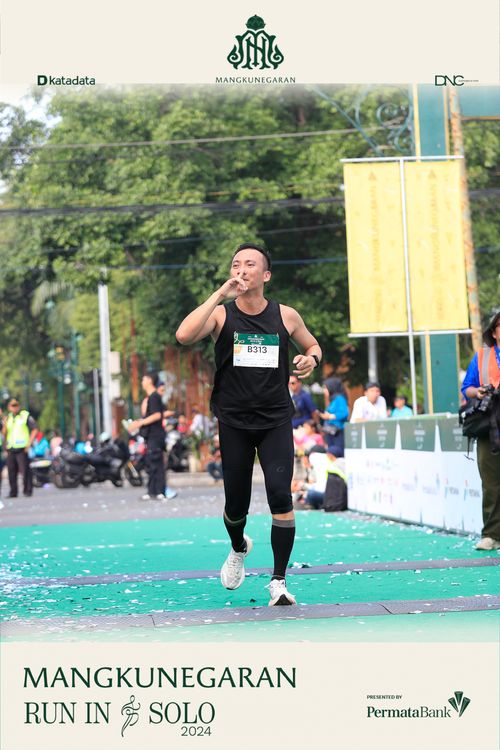 Race photo from Mangkunegaran Run 2024