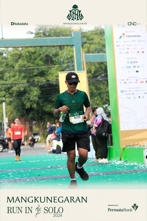 Race photo from Mangkunegaran Run 2024