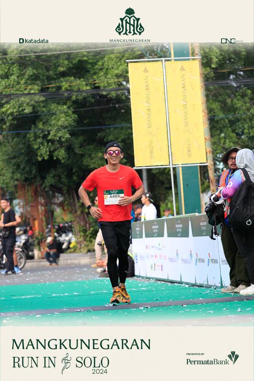 Race photo from Mangkunegaran Run 2024