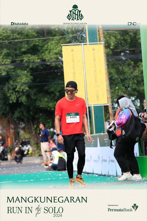 Race photo from Mangkunegaran Run 2024